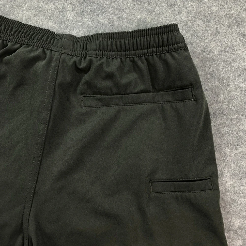 Huk Mens Volley Swim Shorts S Gray Stretch Cargo Pocket Drawstring 5